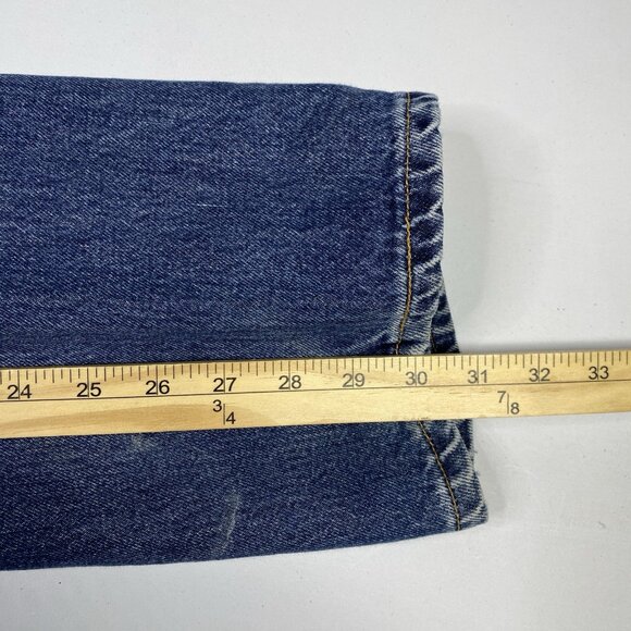 Vintage Levis 505‎ Jeans Mens 36X30 Tapered Straight Faded Made in USA Regular - Picture 14 of 15